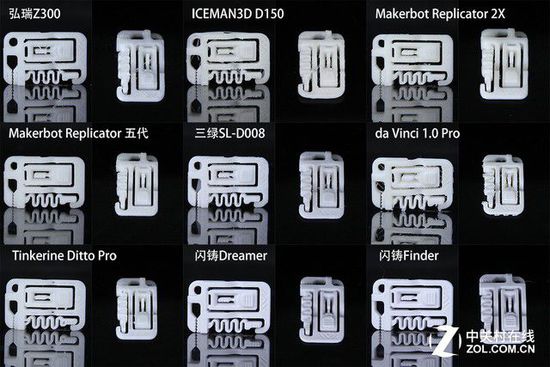 10微米的比拼 9款3D打印機華山論劍