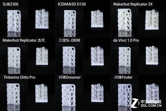 10微米的比拼 9款3D打印機華山論劍