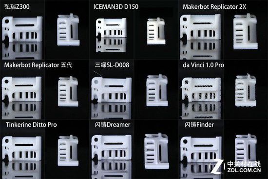 10微米的比拼 9款3D打印機華山論劍