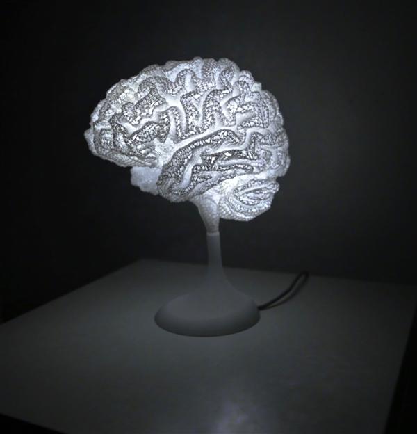 網(wǎng)友將自己的“大腦”斷層掃描圖像3D打印成了臺燈 網(wǎng)友將自己的“大腦”斷層掃描圖像3D打印成了臺燈