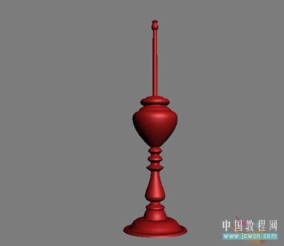 3ds MAX一盞銅油燈的建模及渲染