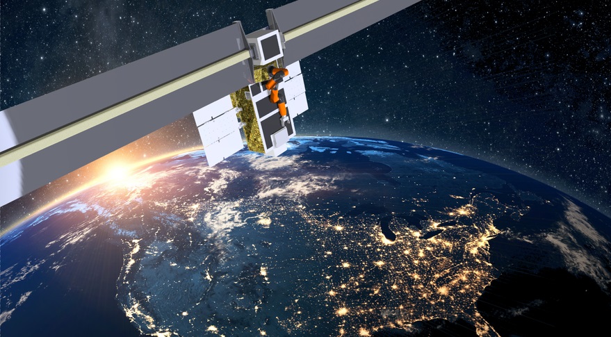 特色圖片顯示了一顆在低地球軌道上的衛星 特色圖片顯示了一顆在低地球軌道上的衛星