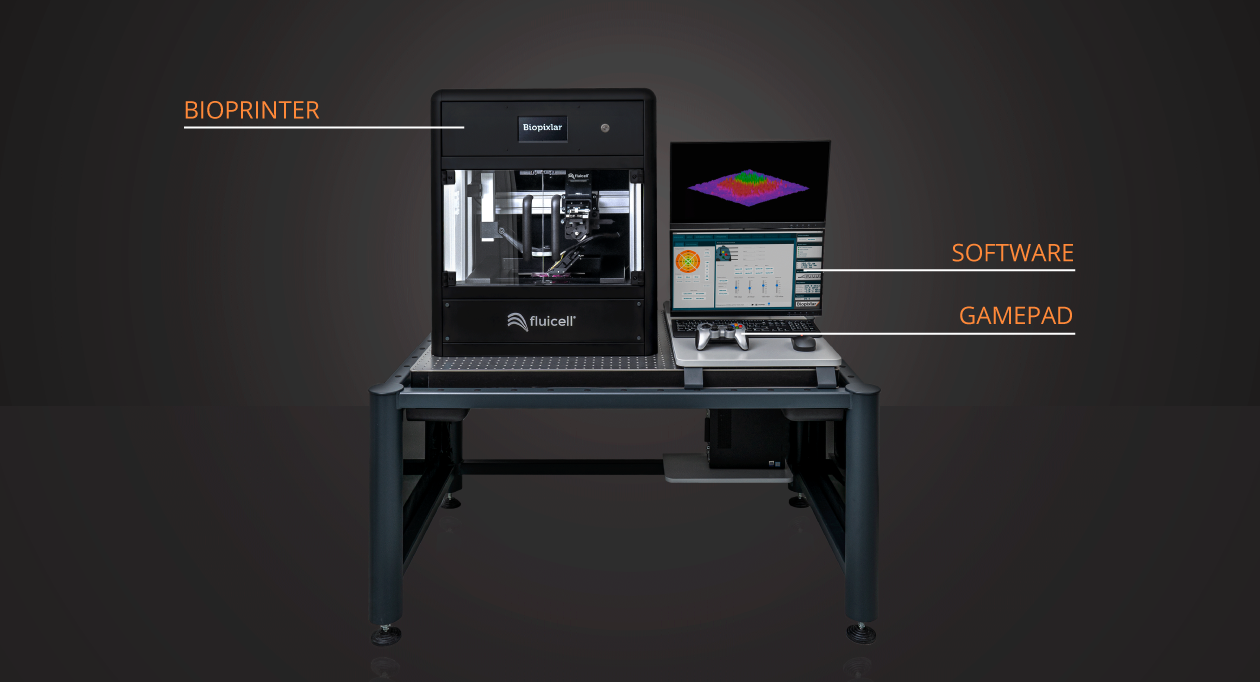 <b>FLUICELL Ƴڶμ3DӡϵyBIOPIXLAR AER 3DӡC</b>